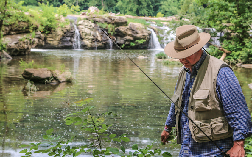Dream fishing escape in WV